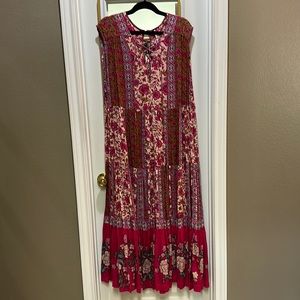 Free People Groovy Maxi Dress (PINK version)
